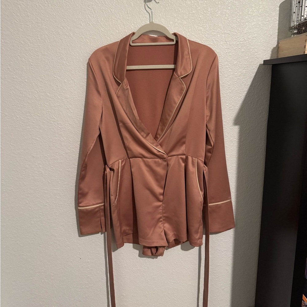 Satin romper
